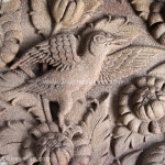 Sandstone sculptures - Bird bas relief