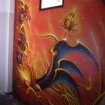 Fantasy Dragon Mural