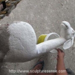 Paper Mache Sculpture Artist Chair for Kid