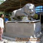 sculpture artist - lion sculpture fibreglass process