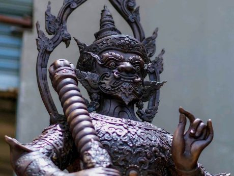 Thao Wessuwan Brass Black Oxide Sculpture